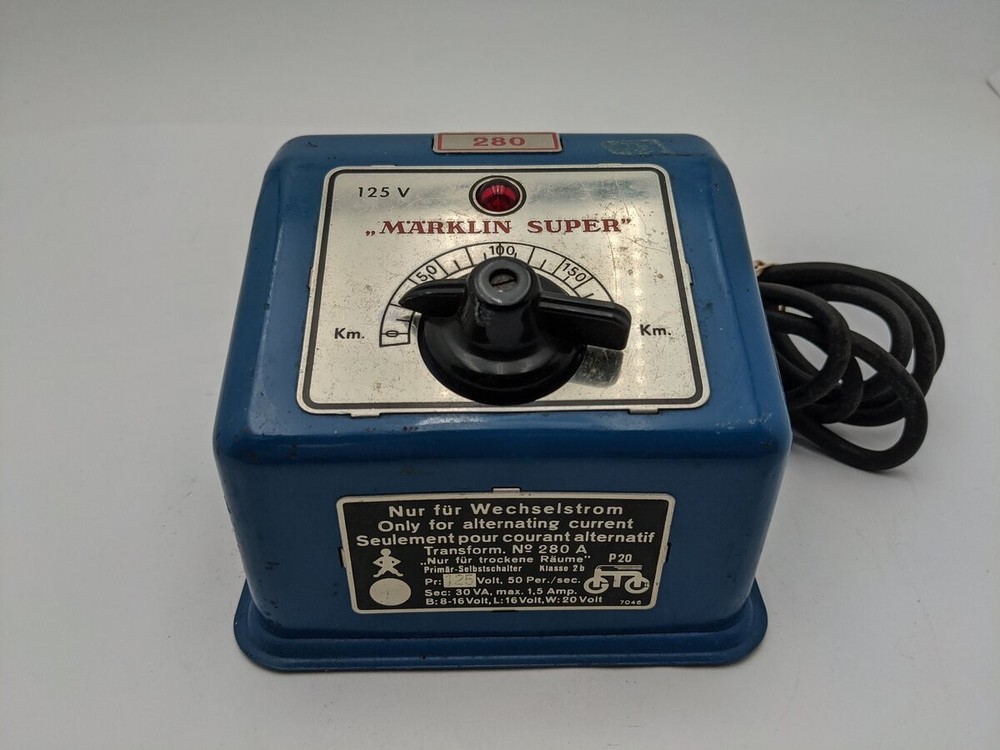 Marklin 280 125 Volt Transformer EX