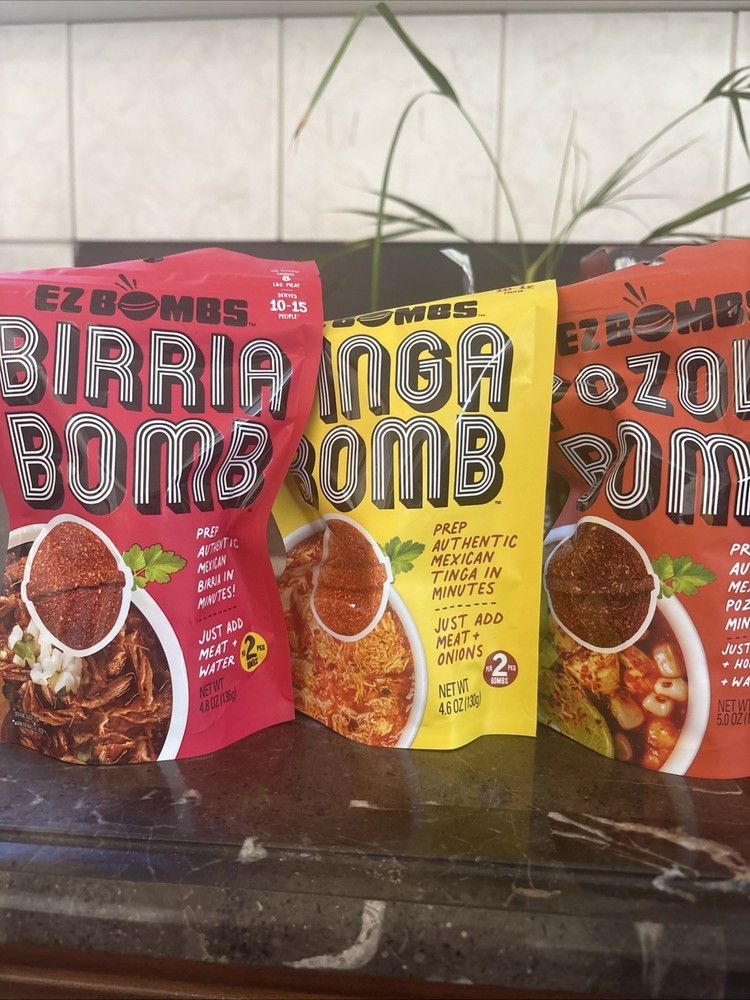 Ezbombs Variety Pack NEW Pozole, Tinga, Birria