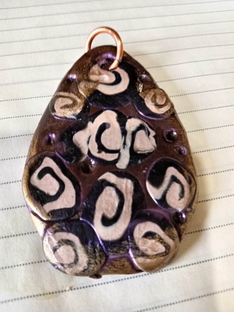 HAND MADE POLYMER PENDANT