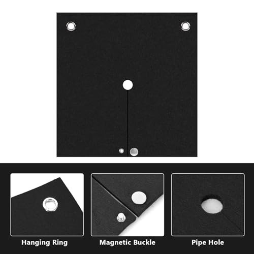 Fireproof Welding Blanket 2 Pack, 1/4" Graphite Carbon Felt, Flame Resistant Mat