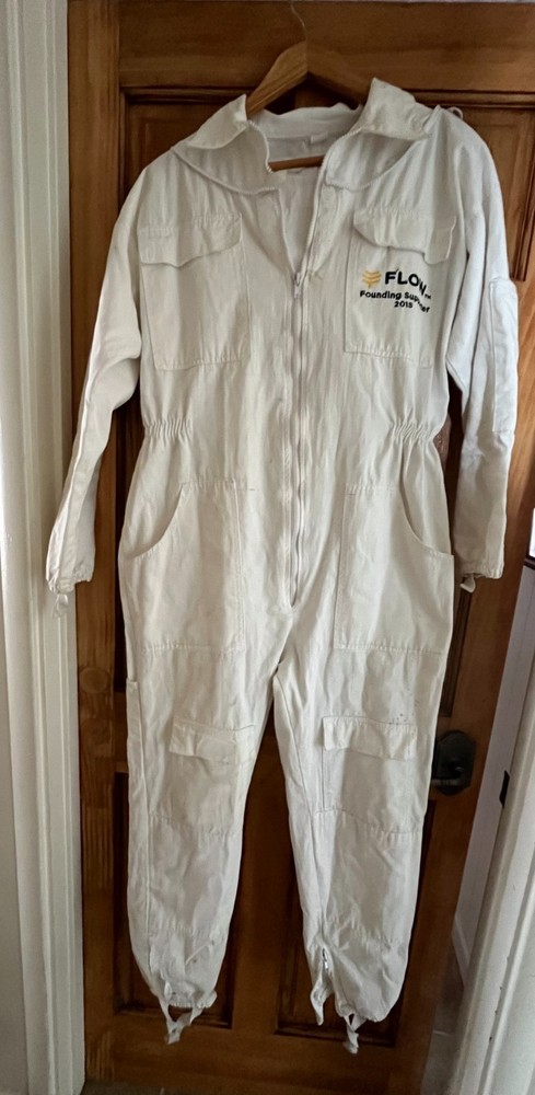 Vintage Flow Hive commemorative bee suit men's small