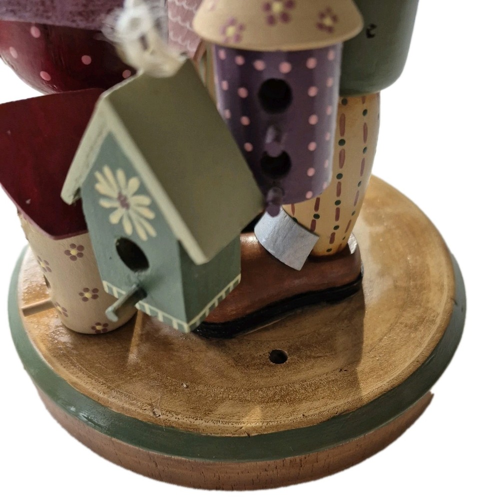 Vintage Birdhouse Maker 12 Inch Nutcracker Read
