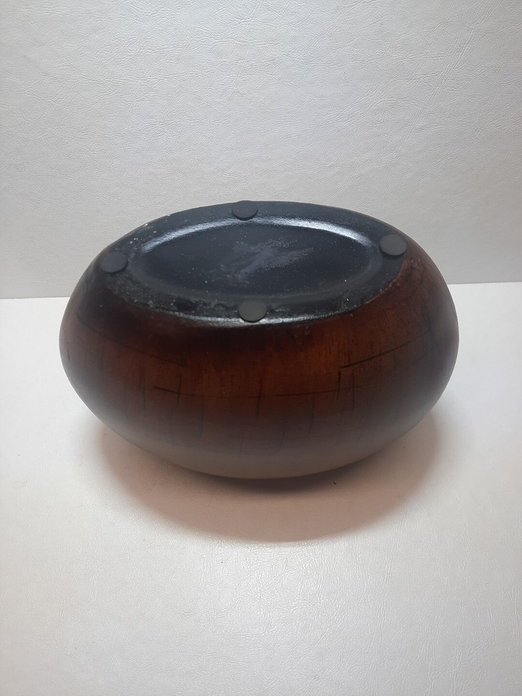 Ceramic Faux Wood Vase