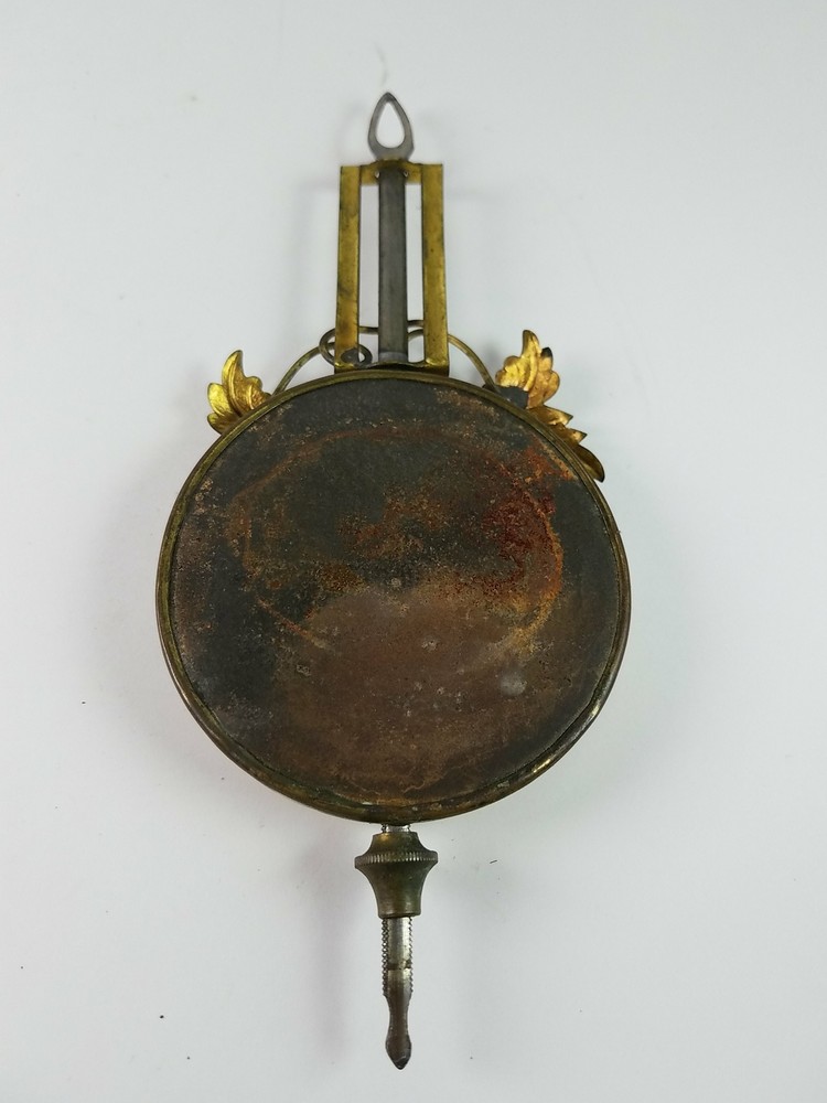 Clock Pendulum Weight Brass With Leaf Design