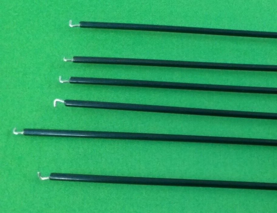 6pc-Laparoscopic L-hook 3mmx330mm Endoscopy Laparoscopy Surgical Instruments