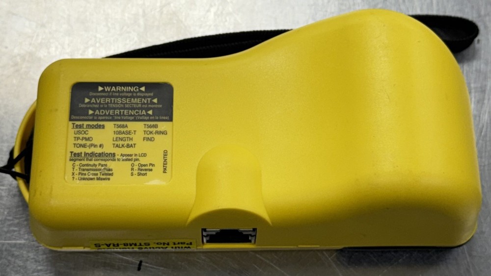 SIEMON CABLING SYSTEM STM-8 NETWORK CABLE TESTER TEST METER