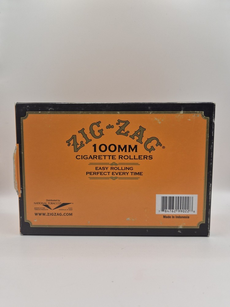Zig Zag 100mm Roller Machine For King Size Rolling Papers 12ct Display New