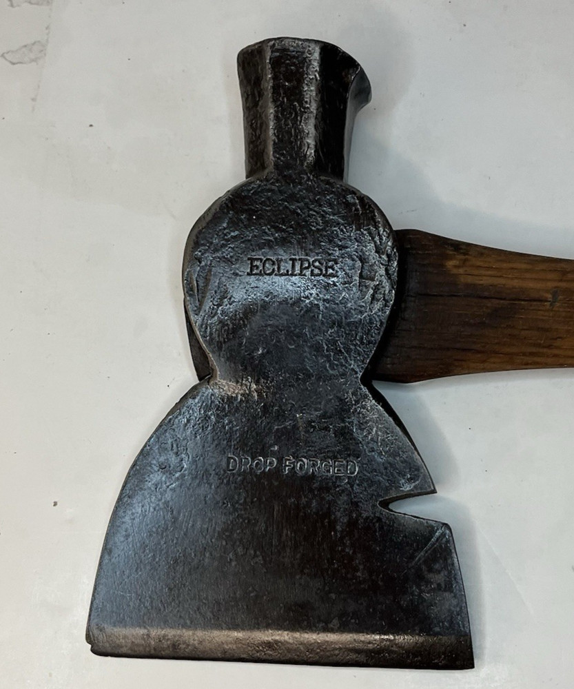 Vintage ECLIPSE half Hatchet -  Shingling Carpenters Hammer Original Handle