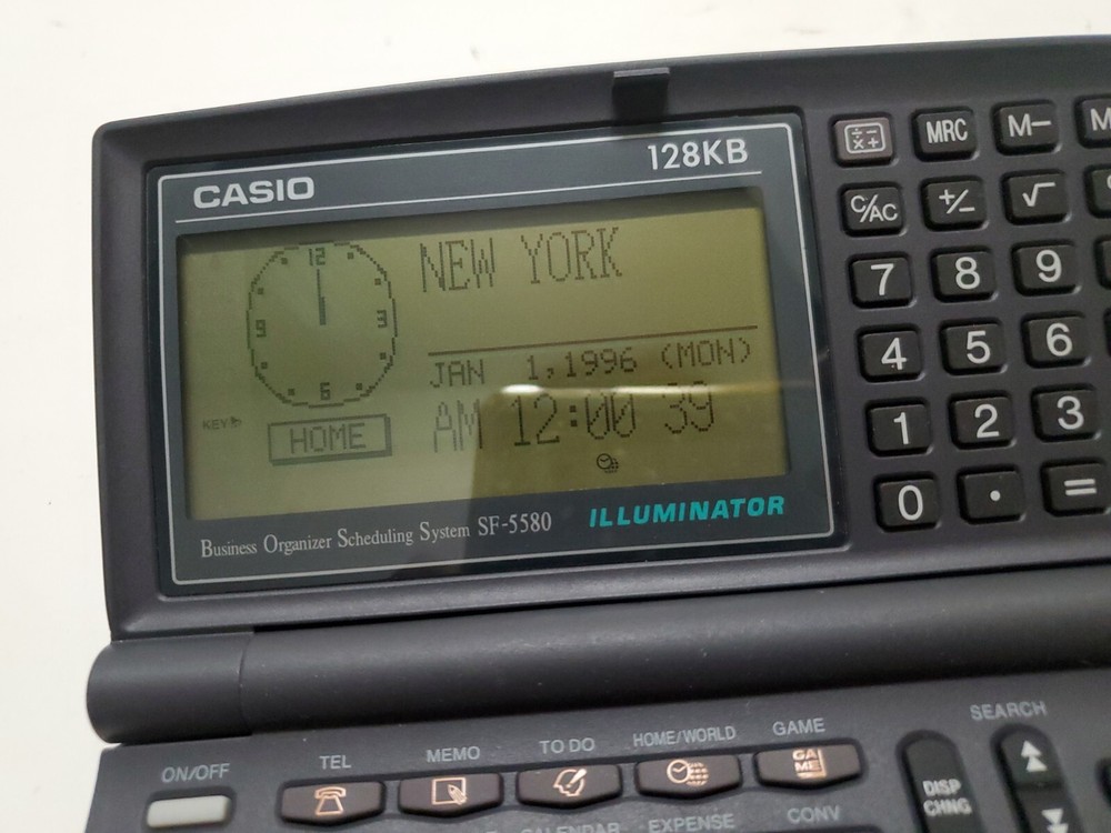 Casio Business Organization Scheduling System SF 5580 128KB