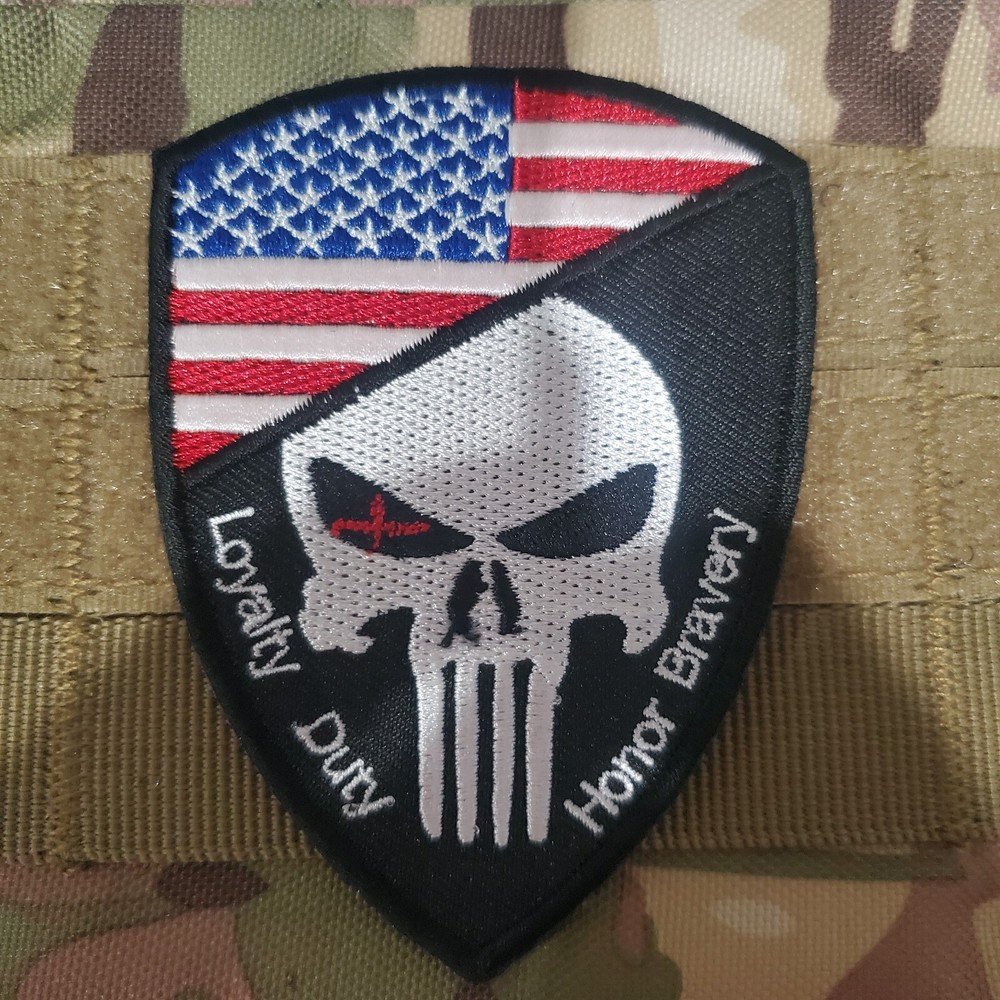 PATRIOT PUNISHER Tactical Morale Patch Hook and Loop