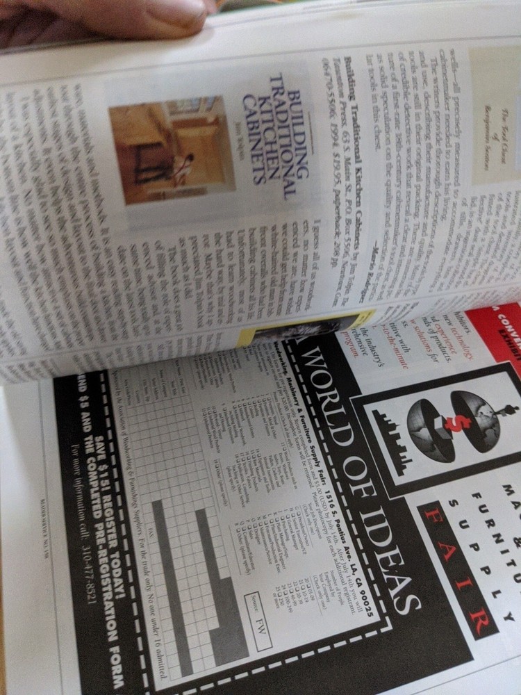 April 1995 FINE WOODWORKING Magazine
