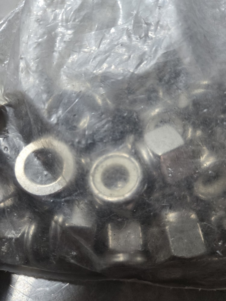 Hardware HEX NUTS NYLON INSERT 1/2-13 HEAVY LOCKNUT NUT 100 Pc