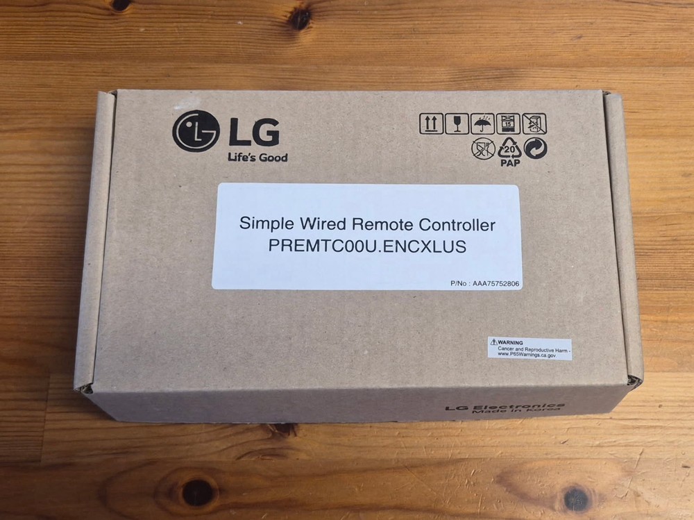 LG ELECTRONICS - PREMTC00U.ENCXLUS Remote For Split System AC
