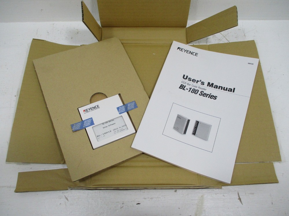 NEW Keyence BL-18H1E BL-180 Series Bar Code Reader Setup Software & Manual NIB
