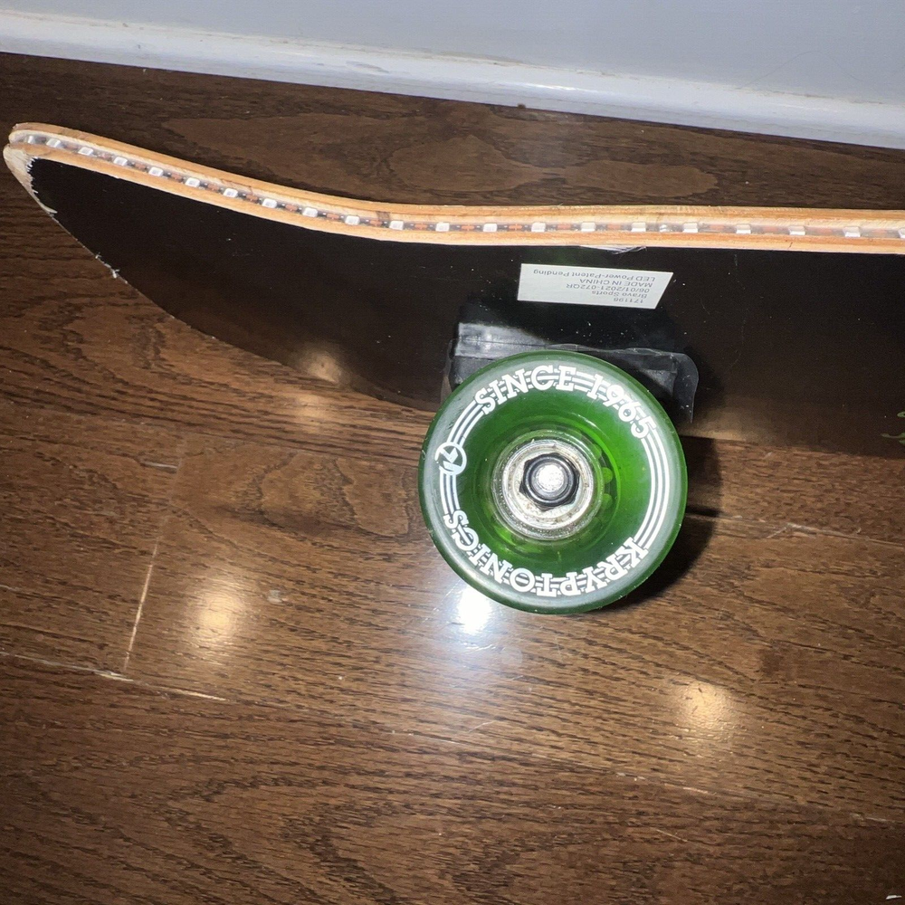 Kryptonics 30" Longboard Skateboard Beach Island Script 06/01/2021-072QR