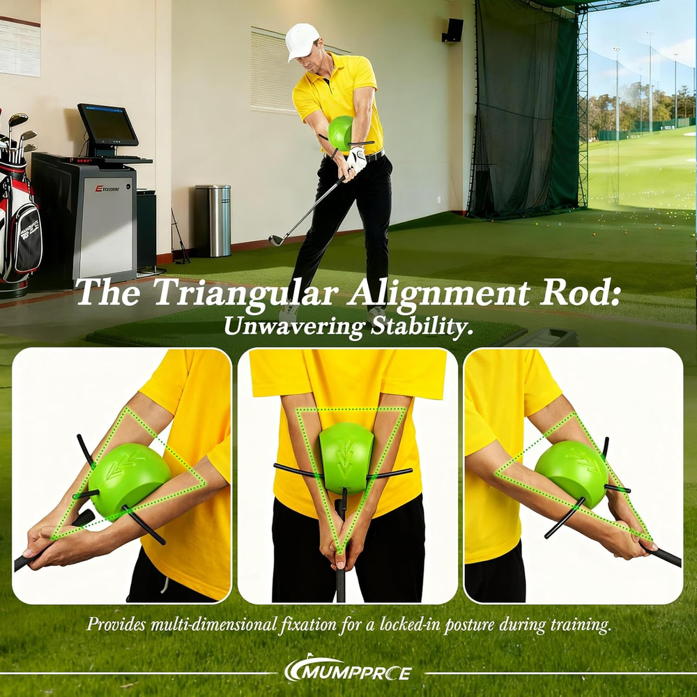 The Connector Golf Training Aid, Golf Swing Trainer for Posture Correction Pract