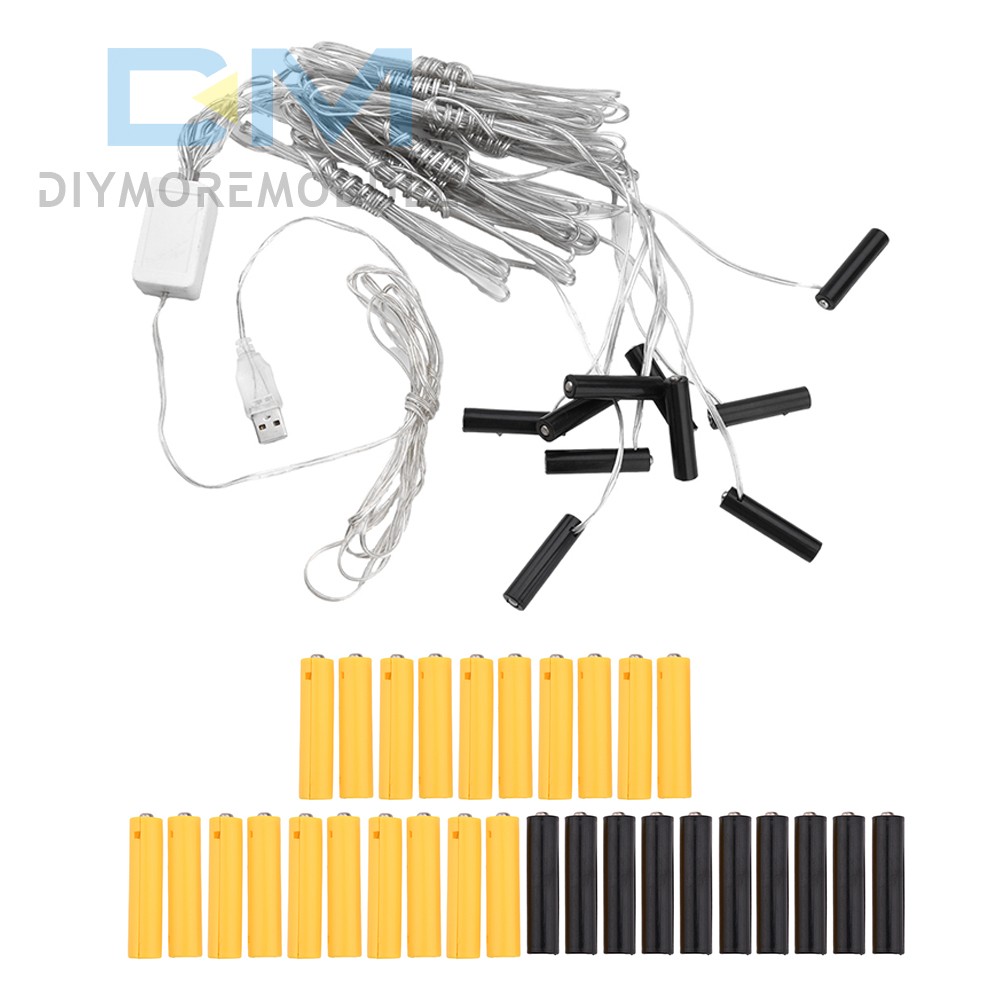 1 Set USB AAA Battery Eliminators Replacement for 4.5V and 3V AAA Batteries DIY