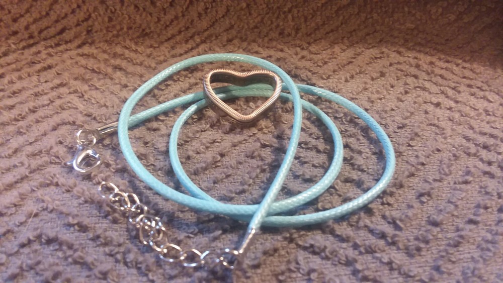 Utah  State Washington Quarters Heart Pendant  2007