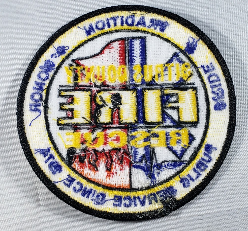 USQ208 Citrus County Florida Fire Rescue Patch