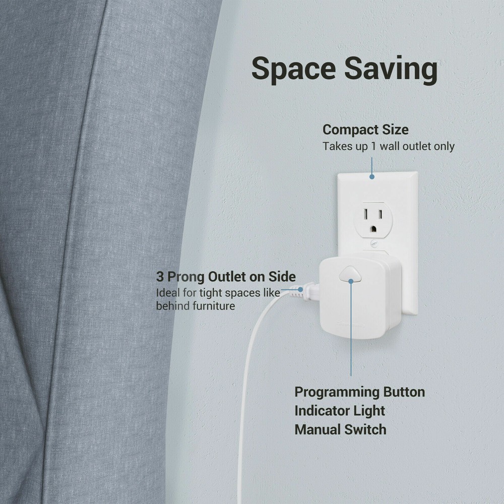 DEWENWILS Wireless Remote Control Outlet Switch Electrical Outlet Power Switch