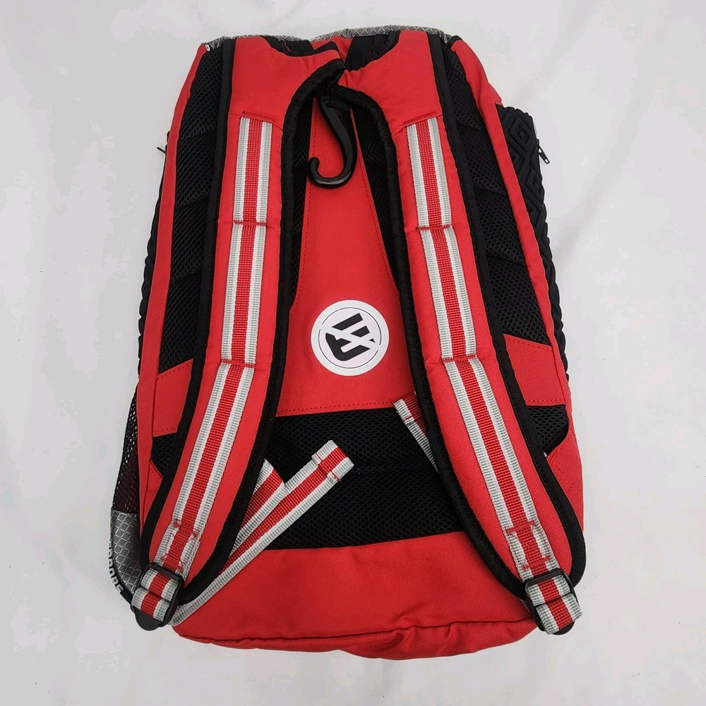 Baseball Softball Coaching Backpack Bat Bag "No Errors" RED New w/ Tags *Read
