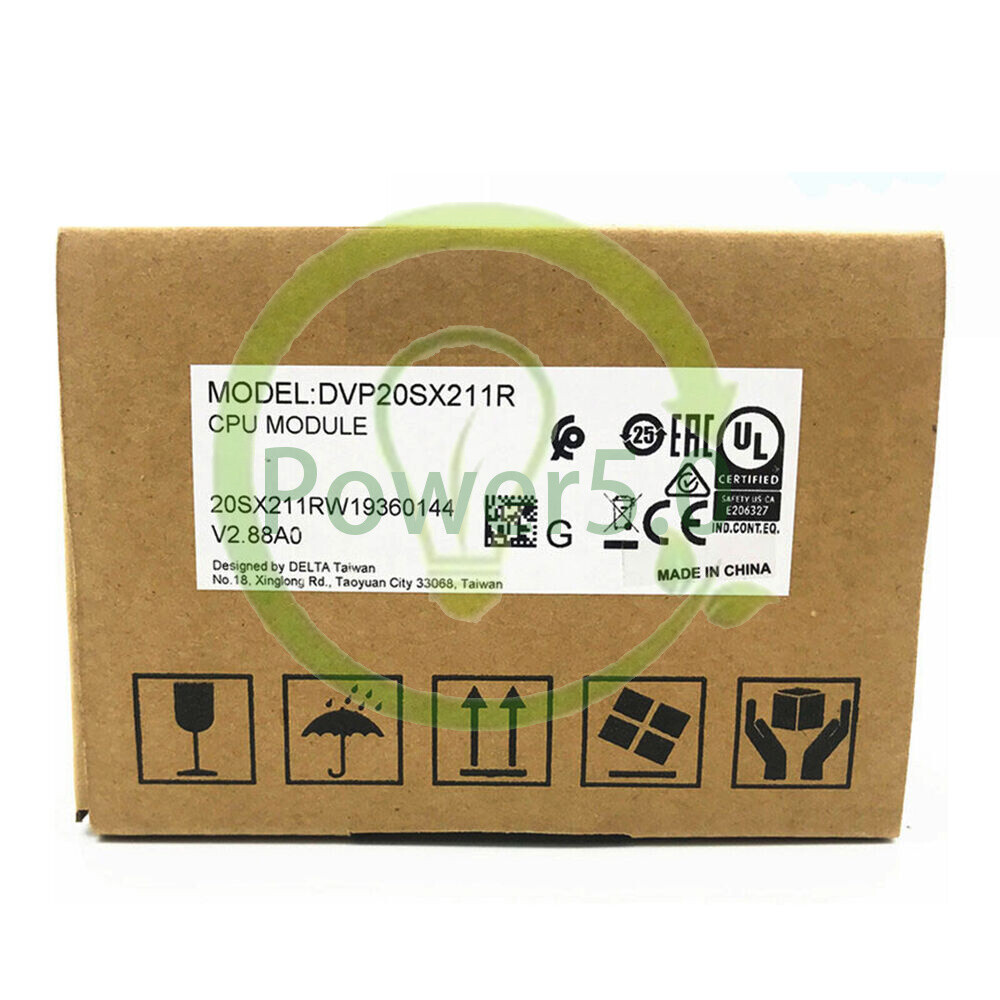 New in Box Delta Microprocessor Unit DVP20SX211R 20 point 8DI 6DO~
