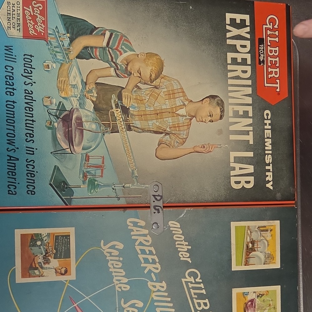 Gilbert Vintage Chemistry Experiment Lab Science Kit