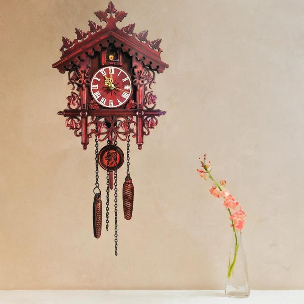Wall Mounted Cuckoo Clock Home Decoration for Kitchen Dining Room Versatile