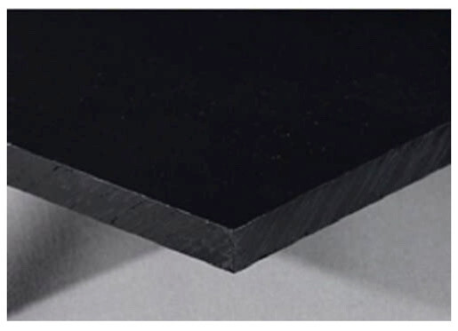 End Cuts White & Black HDPE Polyethylene Plastic Sheet Textured