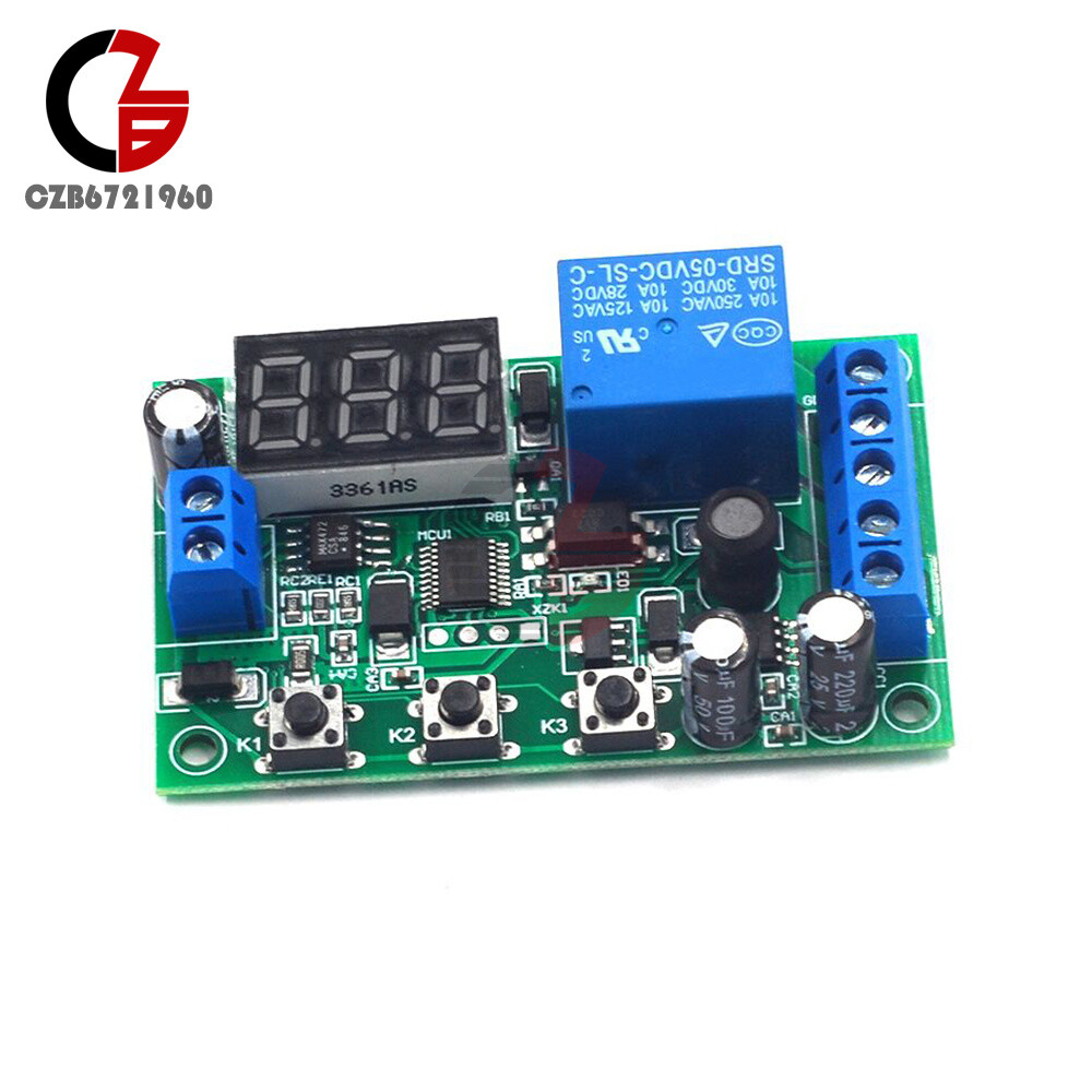 12V 0-10A DC Current Detection Module Current Sensing Detect Delay Relay Control