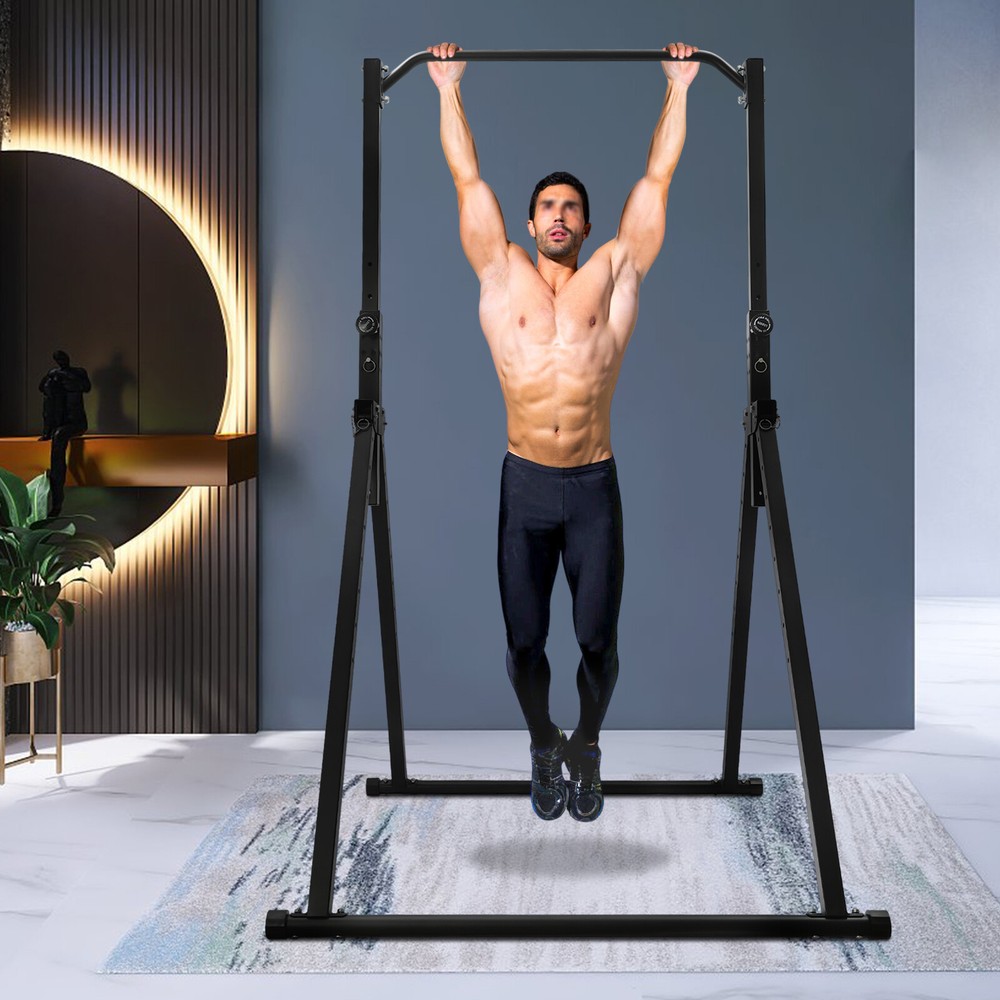 Horizontal Bars Equipment Adjustable Height Pull Up Bar Strength Training Device