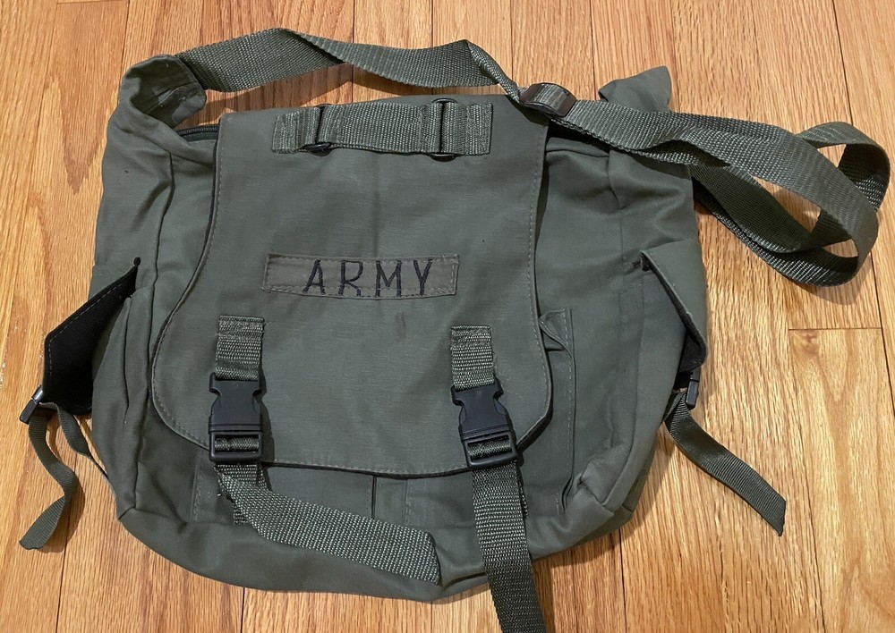 Vintage Army Messenger Bag