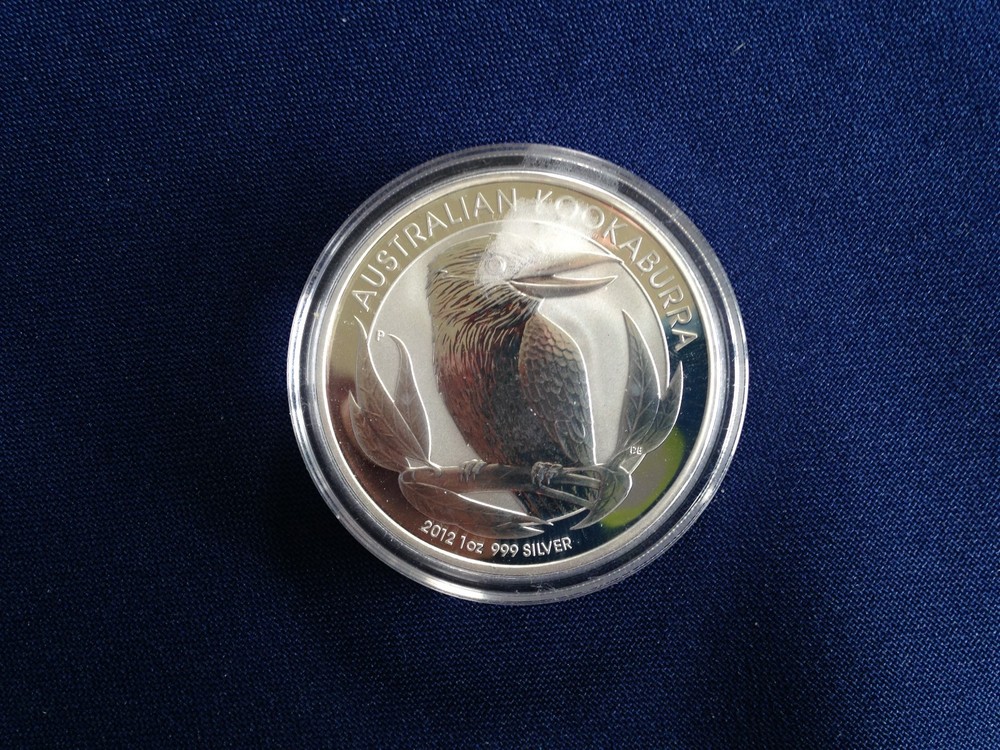2012 Australia $1 Silver Koookaburra Gem BU One Ounce E5974