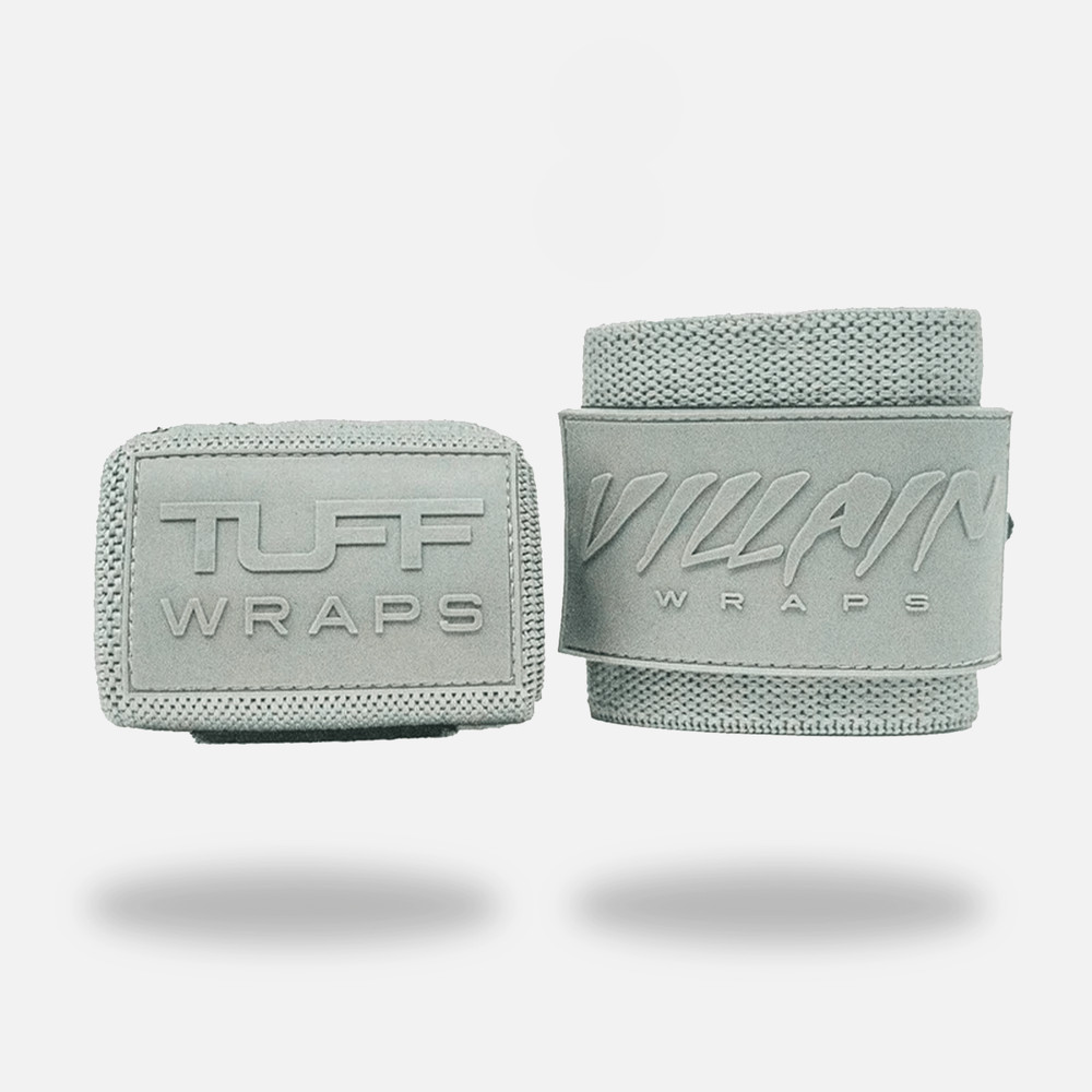 16" Villain Wrist Wraps - Solid Gray