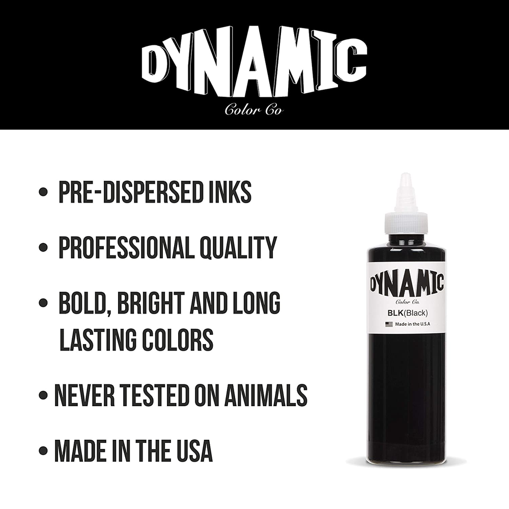 Dynamic Black Ink 8Oz Bottle