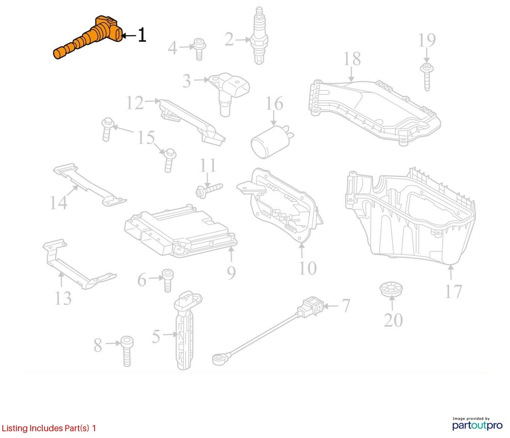 Volkswagen Audi Ignition Coil OEM