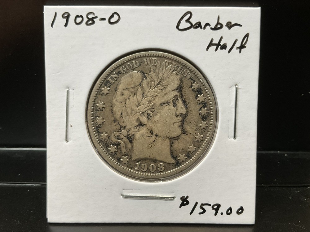 1908-O  Barber Half
