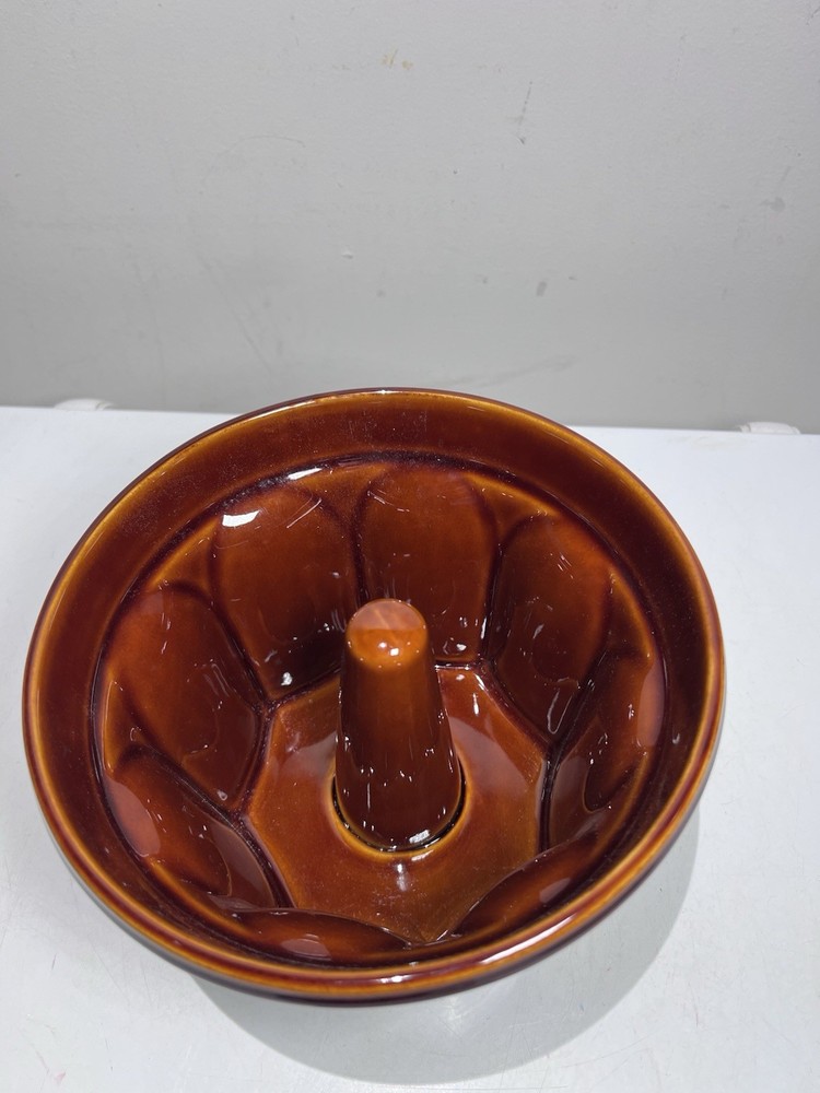 Vintage Williams Sonoma Ceramic Monkey Bread Mold Brown