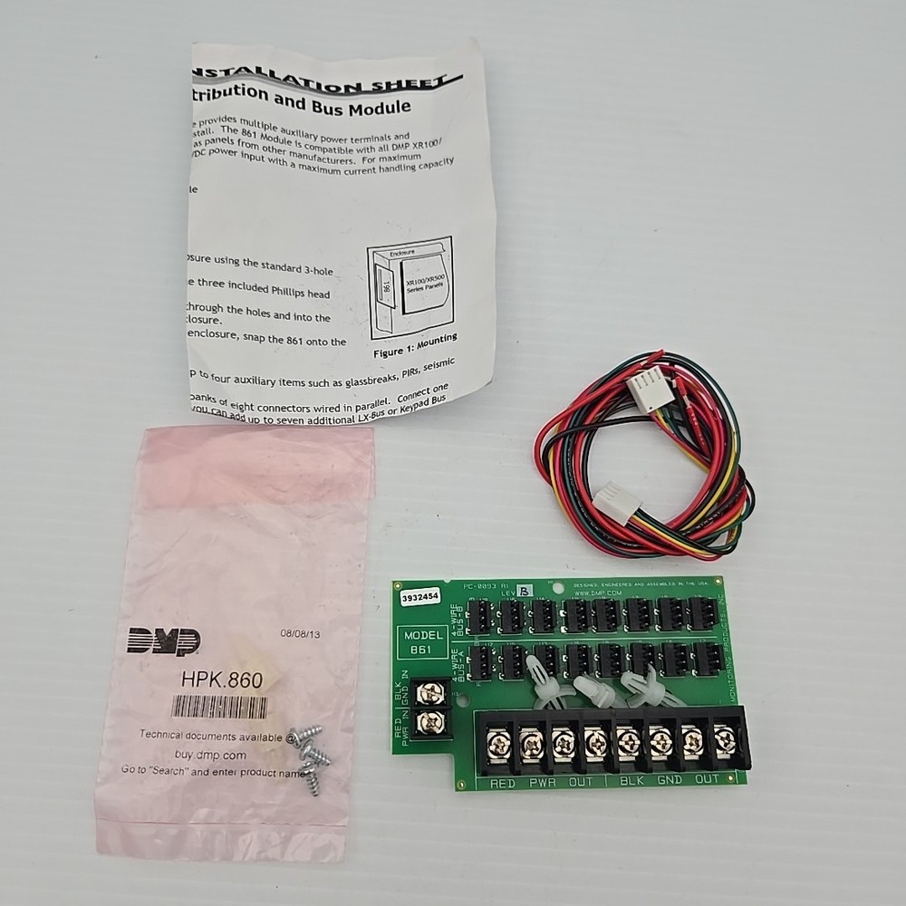 DMP 861 Auxiliary Power Distribution 4-Wire Bus Module