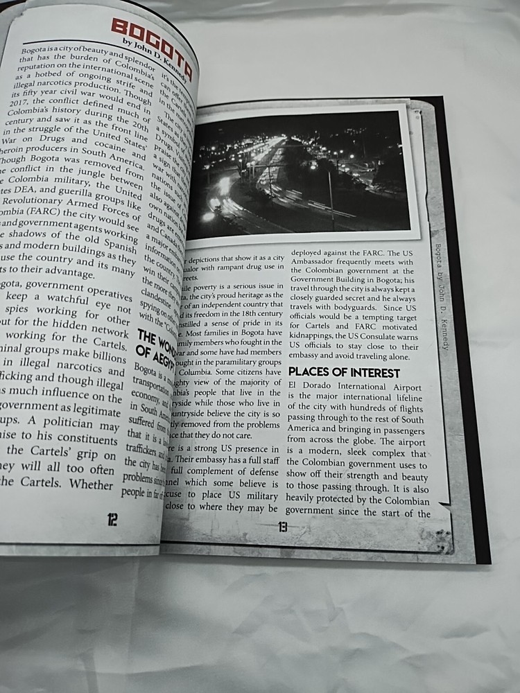 Cities In Shadow RPG Settings Book Gallant Knight Games