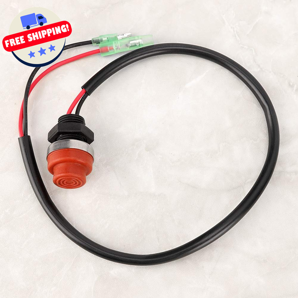 Outboard Start Button Boat Button Switch, Start Stop Keyless Push 1989