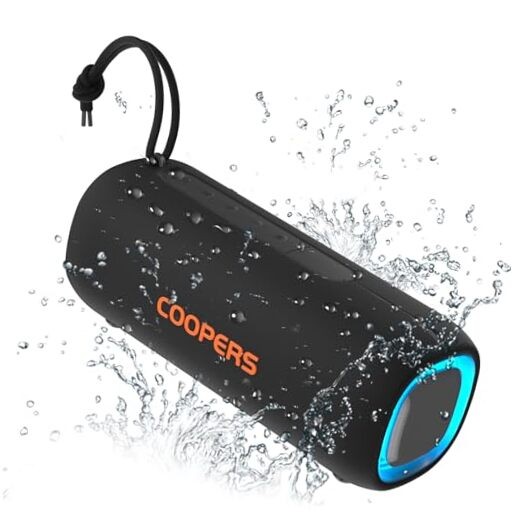 Portable Bluetooth Speaker, Wireless Bluetooth Speaker with Clear Loud Black