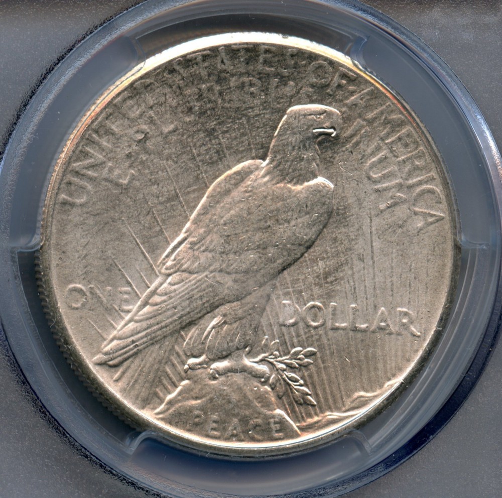 1927 Peace Silver Dollar PCGS MS 63