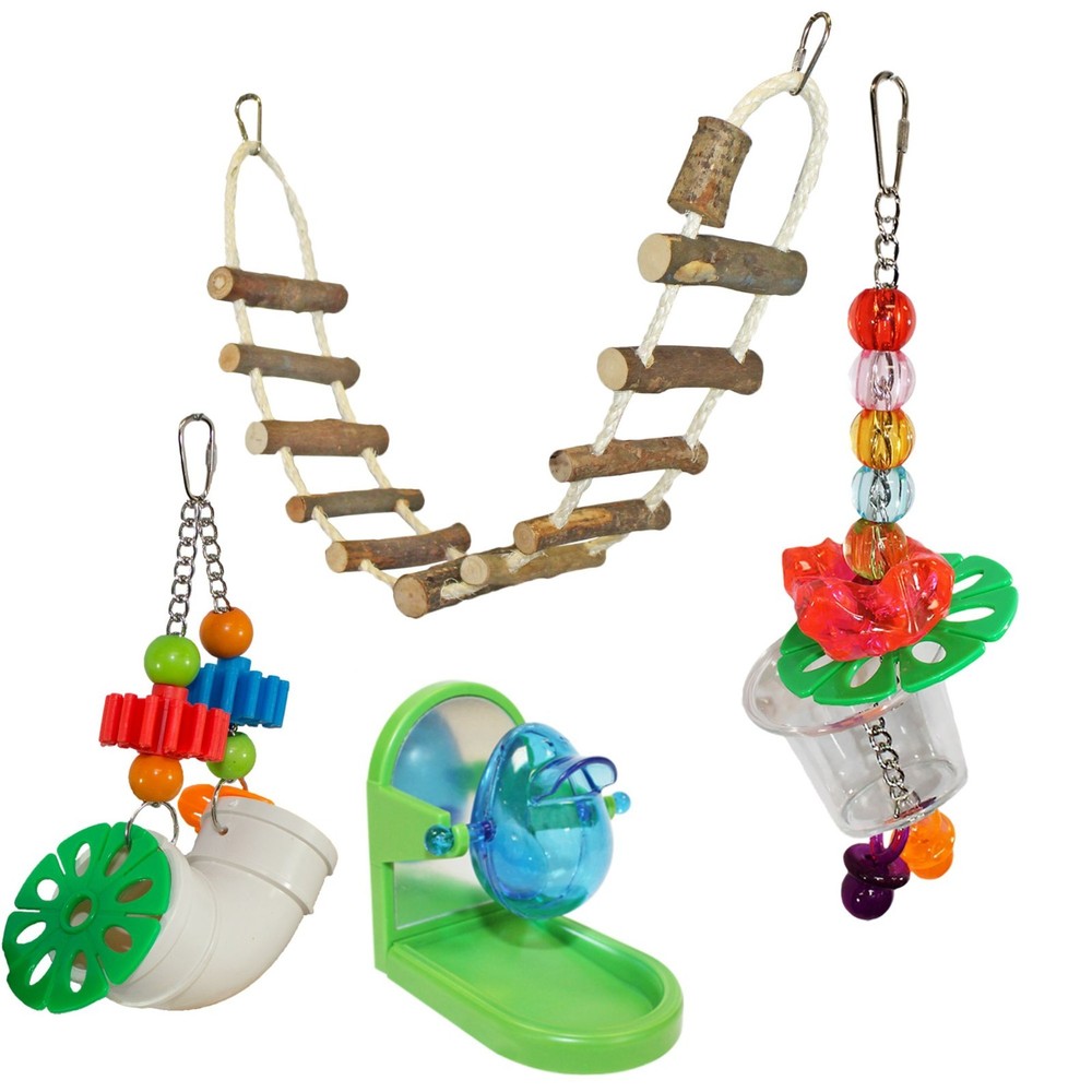 Cage Enhancement Set (Basic) - Interactive Climbing Foraging Accessory