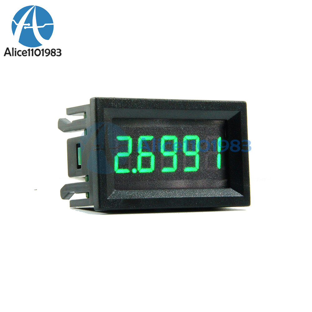 0.36 "DC Digital Ammeter, 5 Digits, 0-3.00a / 0-5000 Ma, Real Panel Meter