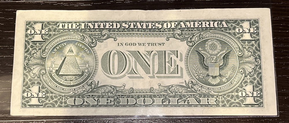 1995 ERROR NOTE💥 ONE DOLLAR BILL Misaligned💥 Mis-Cut💥 Off Center 💥SEE PICS