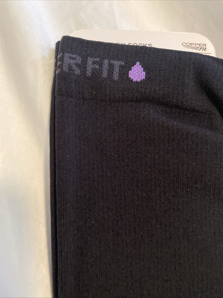 COPPERFIT ENERGY PLUS COMPRESSION SOCKS, S/M,NIB