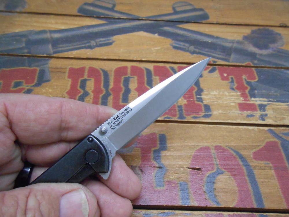 Kershaw Al Mar 2335 Pocket Knife Frame Lock Plain Edge Blade
