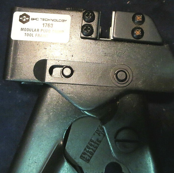 SPC Technology Model 1763 Modular Plug Tool Frame Hand Crimper