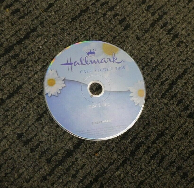 Hallmark Card Studio Deluxe 2005 Greeting Card Software Disc 2